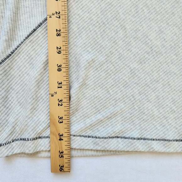 Rag & Bone The Knit Ribbed Dress Long Sleeve Grey Cute Soft Sporty Comfy Small - Picture 9 of 9